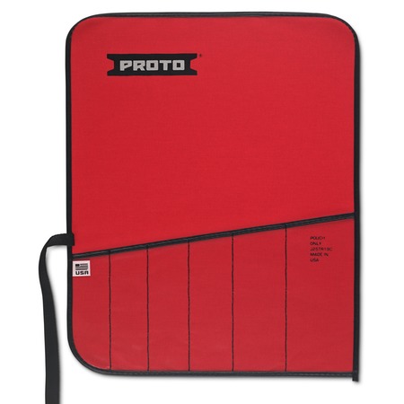 PROTO Red Canvas 9-Pocket Tool Roll J25TR19C